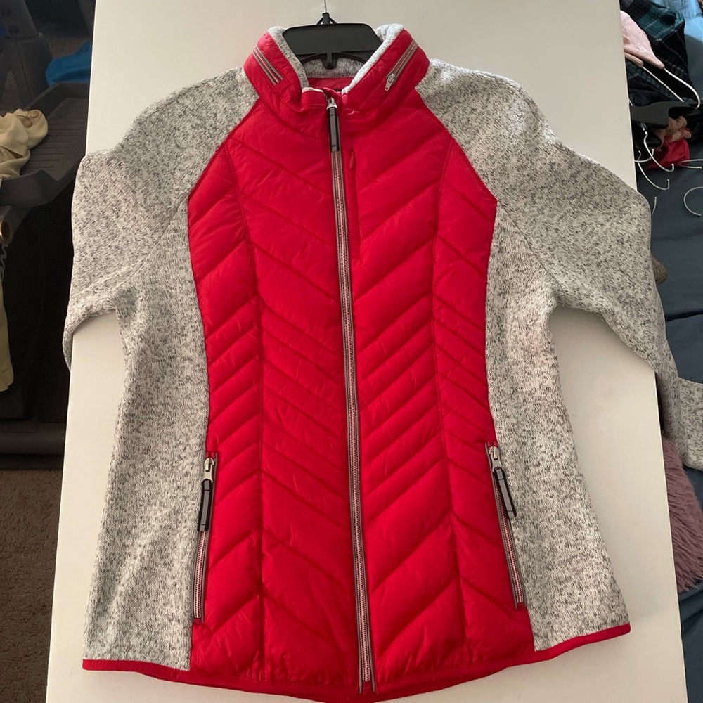 Red and Grey Xersion Jacket